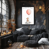 Personalisiertes Kinderzimmer Art - Tiger Cub & Re Poster