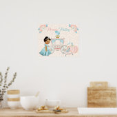 Personalisiertes Kinderzimmer für Märchentransport Poster (Küche)