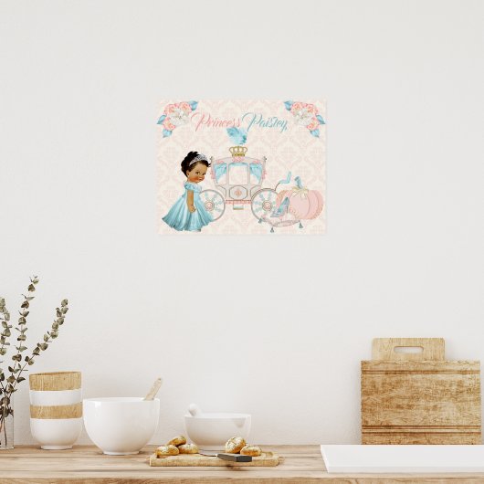 Personalisiertes Kinderzimmer für Märchentransport Poster (Küche)