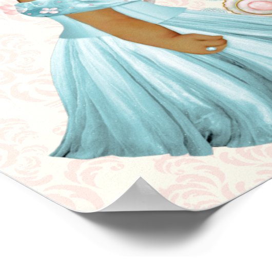 Personalisiertes Kinderzimmer für Märchentransport Poster (Ecke)