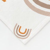 Personalisiertes Kinderzimmer Modernes Rainbow-Bab Fleecedecke (Ecke)