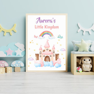 Personalisiertes Kinderzimmer Princess Poster