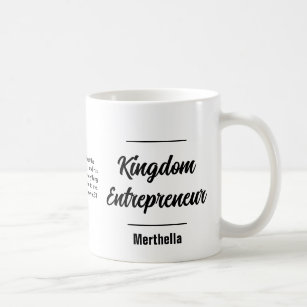 Personalisiertes KINGDOM ENTREPRENEUR Kaffeetasse