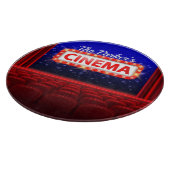 Personalisiertes Kino Kino Familienzimmer Schneidebrett (Ecke)