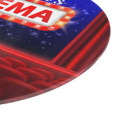 Personalisiertes Kino Kino Familienzimmer Schneidebrett (Ecke)