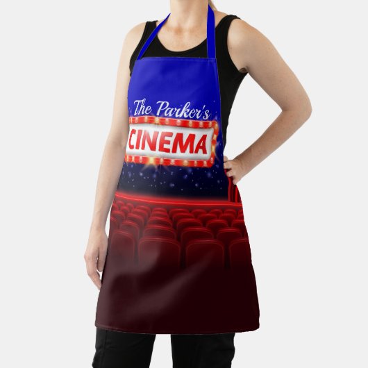 Personalisiertes Kino Kino Familienzimmer Schürze (InSitu)