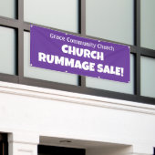 Personalisiertes KirchenRummage Verkauf! Banner (Äußeres Gebäude)