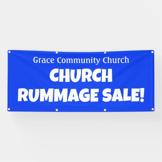 Personalisiertes KirchenRummage Verkauf! Banner (Horizontal)
