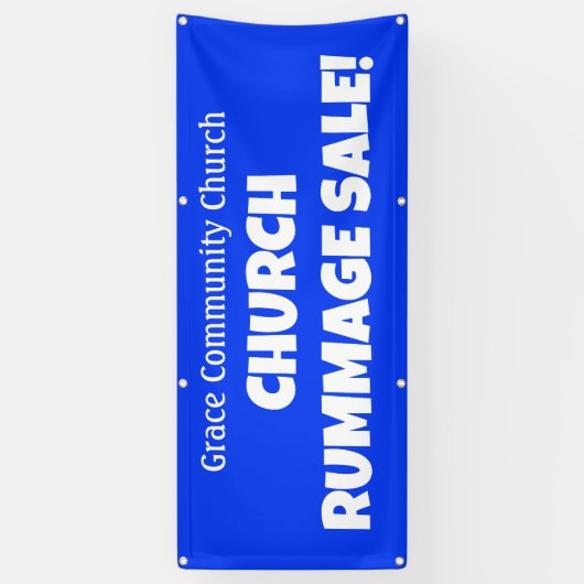 Personalisiertes KirchenRummage Verkauf! Banner (Vertikal)