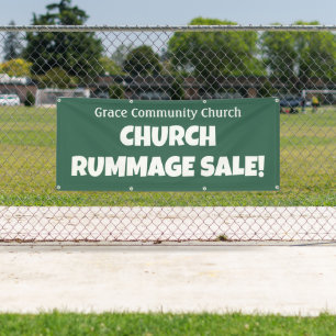 Personalisiertes KirchenRummage Verkauf! Banner