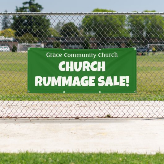 Personalisiertes KirchenRummage Verkauf! Banner (Insitu)