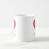 Personalisiertes Kirschherz-Foto Kaffeetasse (Mittel)