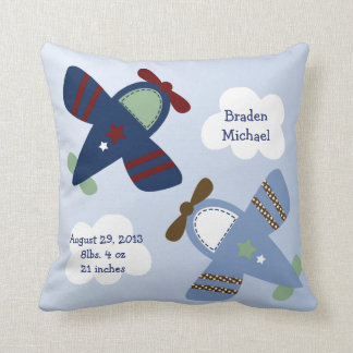 Personalisiertes Kissen "Adorable Airplanes/Zoom Z