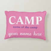 Personalisiertes Kissen für das Sommerlager (Rückseite)
