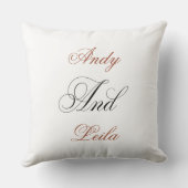 Personalisiertes Kissen für Paare (Rückseite)