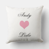 Personalisiertes Kissen für Paare (Rückseite)