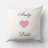Personalisiertes Kissen für Paare (Vorderseite)