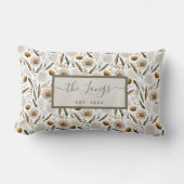 Personalisiertes Kissen mit bläserner Wasserfarbe (Vorderseite)