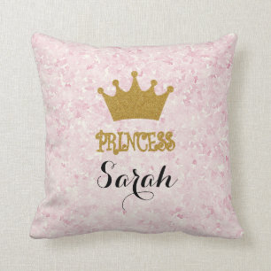 Personalisiertes Kissen Prinzessin-Throw