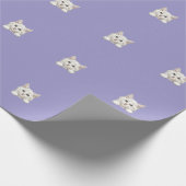 Personalisiertes Kitten-Kunstgeschenk mit individu Geschenkpapier (Ecke)