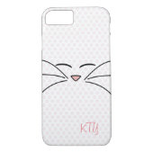 Personalisiertes Kitty-Gesicht Case-Mate iPhone Hülle (Rückseite)