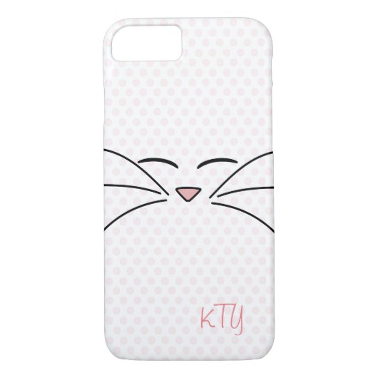 Personalisiertes Kitty-Gesicht Case-Mate iPhone Hülle (Rückseite)