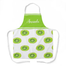 Personalisiertes Kiwi-Muster in Aquarellfarbe