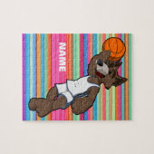 Personalisiertes klassisches Basketball-Puzzle Puzzle (Horizontal)