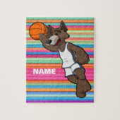 Personalisiertes klassisches Basketball-Puzzle Puzzle (Vertikal)