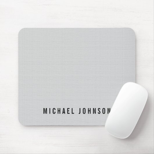 Personalisiertes klassisches Imitat-silbernes Mousepad (Mit Mouse)
