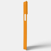 Personalisiertes klassisches Monogramm-Orange Case-Mate iPhone Hülle (Rückseite / Rechts)