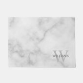 Personalisiertes klassisches Monogramm und Name Fußmatte (Vorderseite)