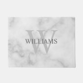 Personalisiertes klassisches Monogramm und Name Fußmatte (Vorderseite)