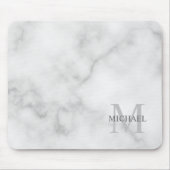 Personalisiertes klassisches Monogramm und Namensm Mousepad (Vorne)