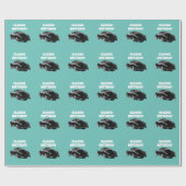 Personalisiertes klassisches Oldtimer-Auto Geschenkpapier (Flach)