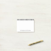 Personalisiertes Klavier befestigt Instrumente Post-it Klebezettel (Auf Schreibtisch)