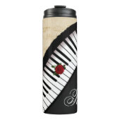 Personalisiertes Klavier befestigt thermische Thermosbecher (Vorderseite)