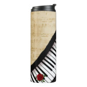 Personalisiertes Klavier befestigt thermische Thermosbecher (Nach links gedreht)