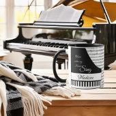 Personalisiertes Klavier Tasse