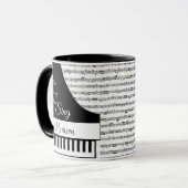 Personalisiertes Klavier Tasse (Vorderseite Links)