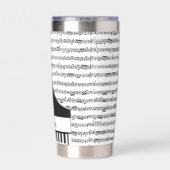 Personalisiertes Klavier Thermobecher (Rückseite)