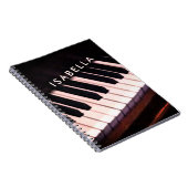Personalisiertes KlavierNotebook Notizblock (Rechte Seite)