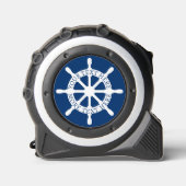 Personalisiertes Klebeband mit nautischem Schiffsr Maßband (Vorderseite)