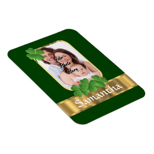 Personalisiertes Kleeblatt Magnet (Rechte Seite)