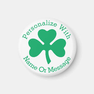 PERSONALISIERTES Kleeblatt St Patricks Day Magnet