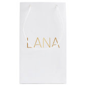 Personalisiertes Kleine Geschenktüte (Rückseite)