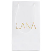 Personalisiertes Kleine Geschenktüte (Vorderseite)