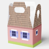 Personalisiertes kleines Haus der Provence Gefalle Geschenkschachtel (Geöffnet)