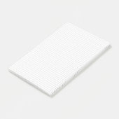 Personalisiertes kleines Millimeterpapier (Gitter Post-it Klebezettel (angewinkelt)