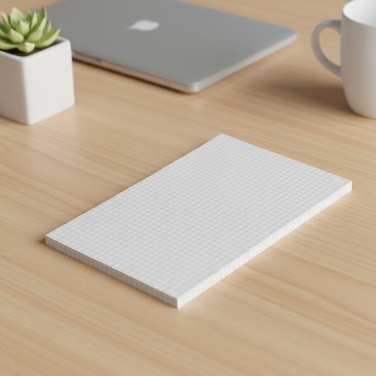Personalisiertes kleines Millimeterpapier (Gitter Post-it Klebezettel